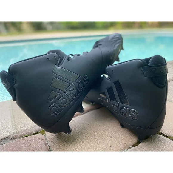 Adidas Freak X Carbon Mid Black Football Cleats Men’s Size 17. New. No Box. - Picture 4 of 10